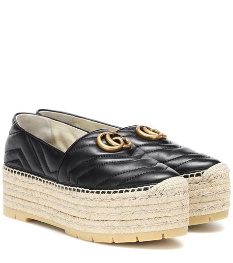 women gucci espadrilles|Gucci platform espadrilles women.